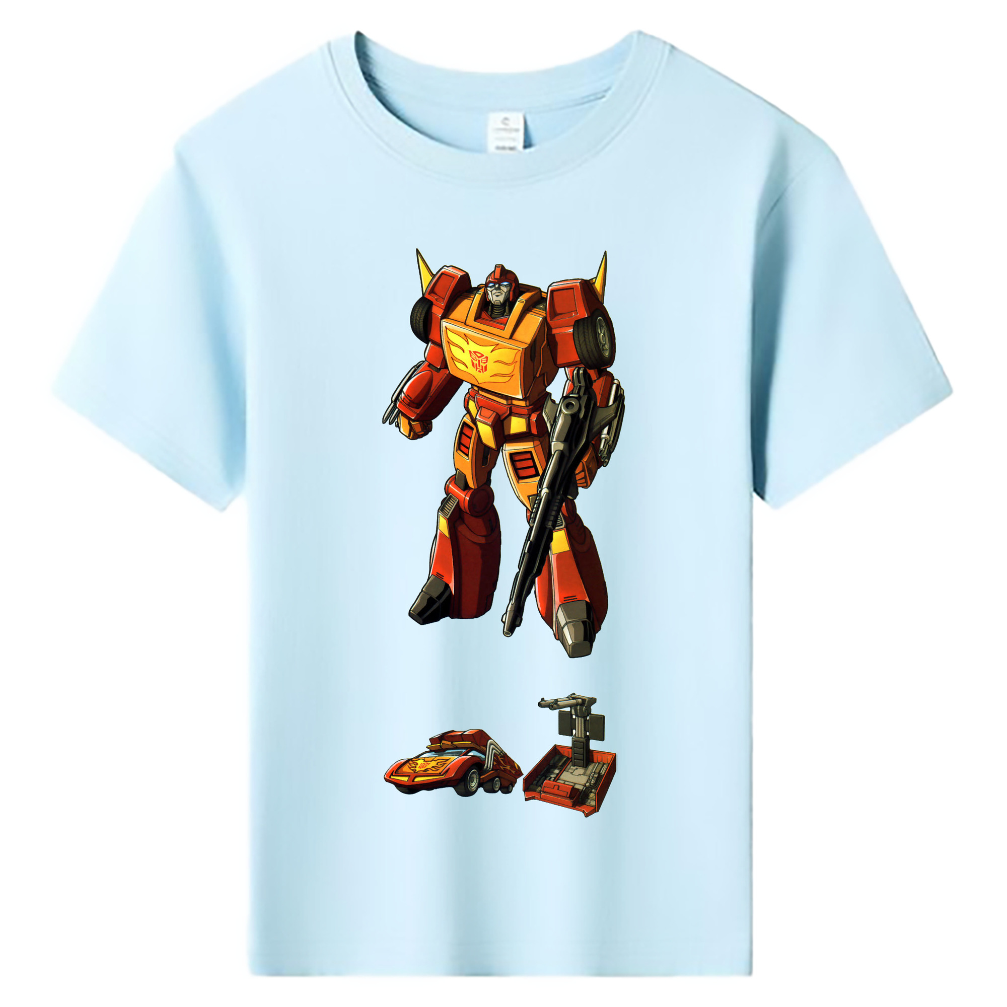 （画像用）  綿100％キッズTシャツ（フロントプリント）